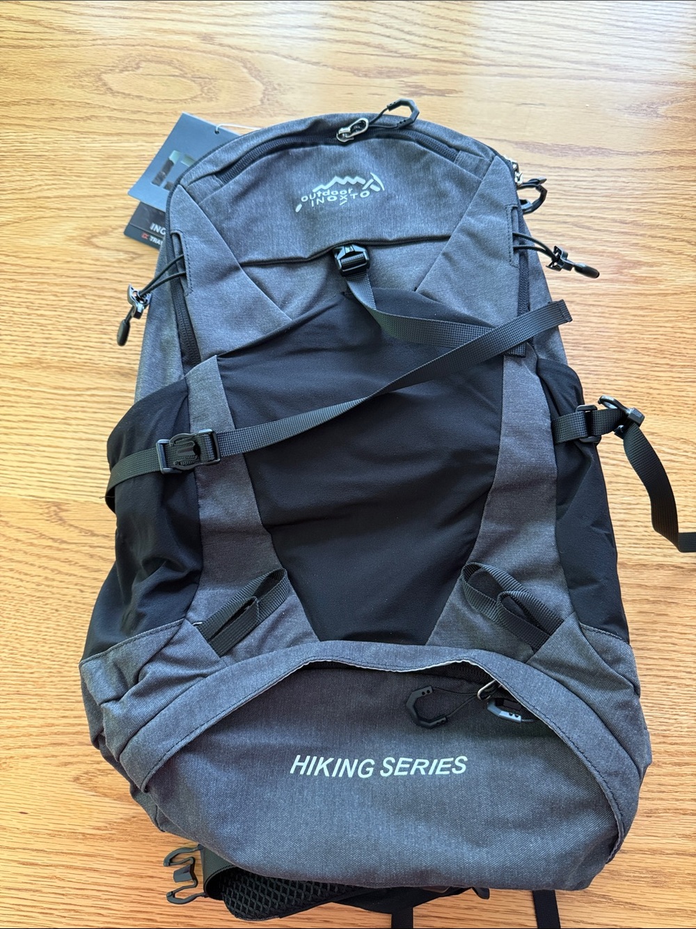 NWT- outdoor INOXTO/Hiking Series - Backpack - Gray & Black